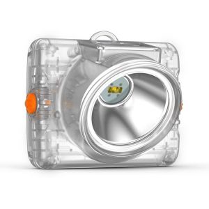 Portable Cordless LED Miners Cap Lamp OLED Display With Wireless Charging System