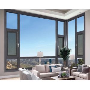 2.0mm Thickness 6063 T5 Casement Sliding Aluminum Window