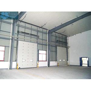 4m Width 450mm Panel Industrial Sectional Overhead Door