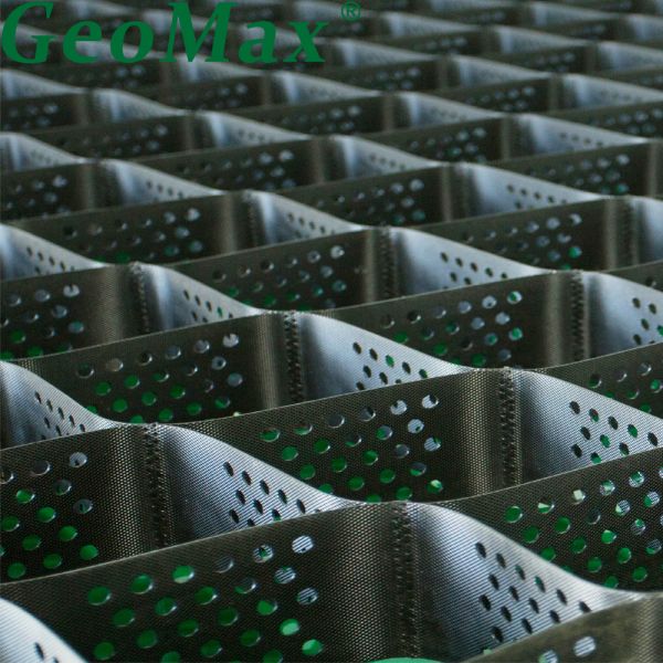 Buy Perforated 75mm HDPE Geocell for Golf Course Fairway & Drainage Stabilization at wholesale prices