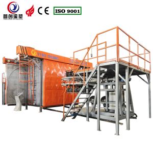 15-30min Cycle Time Shuttle Rotomolding Machine Adjustable Rotating Speed