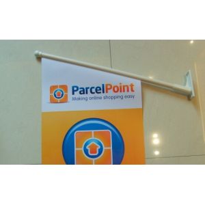 Customized Shop Front Flags with double sides printing
