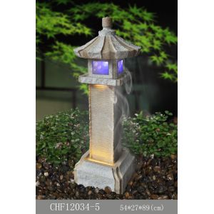 House Pavilion Water Fountain Outdoor Garden