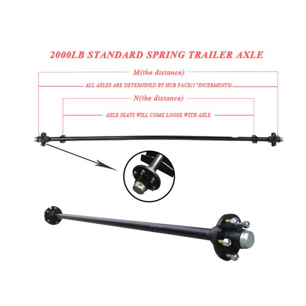 OEM NO. OEM Small Complete Boat Trailer Axle Spindle Kit Customer's Preferred Choice