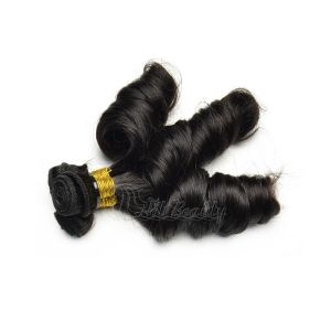 Brazilian Grade 6A Virgin Hair Weave Natural Black , Funmi Human Hair