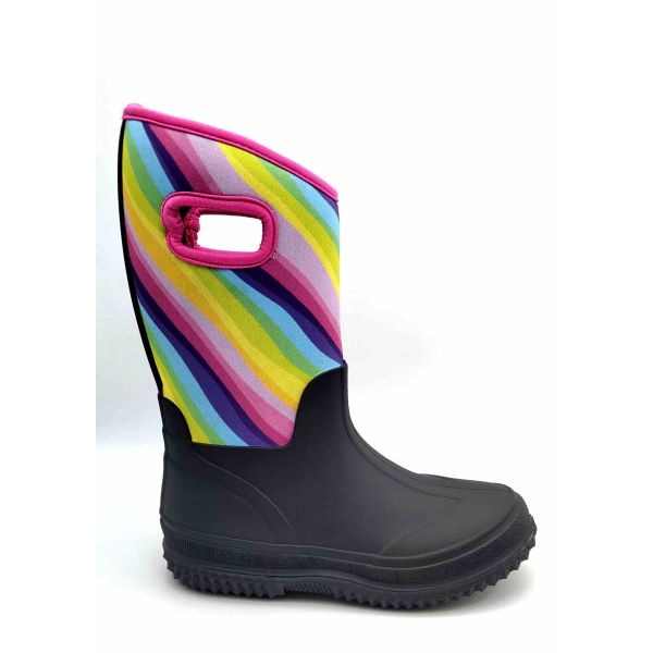 Customized Pvc Womens Tall Rain Boots Comfortable With Fashionable Uppers