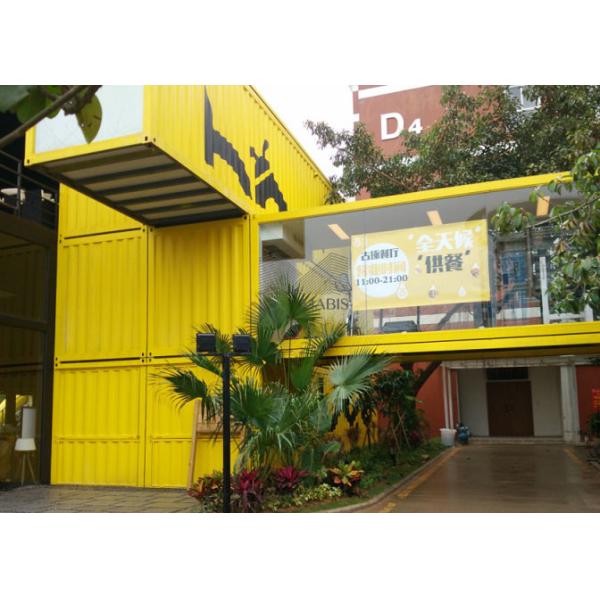 Customized Design Shipping Container Restaurant , Modern Container House