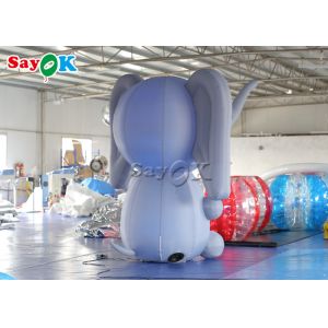 Parade Event Inflatable Cartoon Characters Elephant With Blower