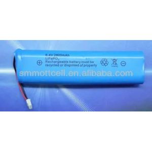 6.4V 2800mAh Lifepo4 Consumer Electronics Batteries Rechargeable For Solar Light