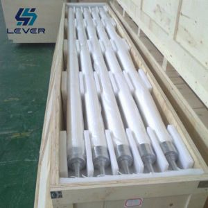 High temperature Fused Silica 99.8% Ceramic Roller For Glass Tempering Furnace