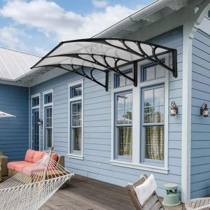 Quality CE Aluminum 100cm Door Window Awning Canopy for sale