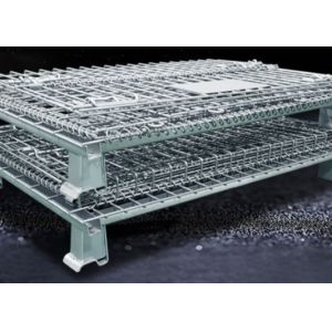 Folding Heavy 1000kg Metal Mesh Storage Cages