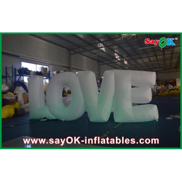 Buy Popular 190T Nylon Inflatable Lighting Decoration For Valentines Day at wholesale prices
