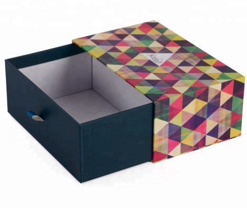 Buy Luxury Design Custom Logo Color Printed Rigid Cardboard Packaging Paper Box at wholesale prices