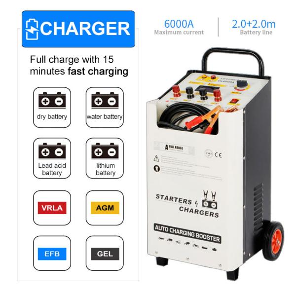 3500A 220V Car Battery Charger Starter 12v 24v Universal Jump Starter