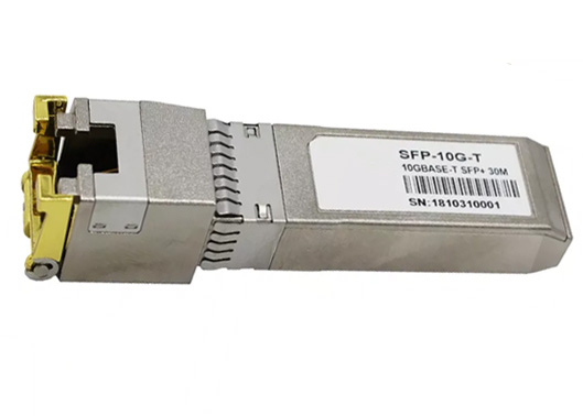 10G SFP Copper Module , Cat6a Cat7 Cable SFP Optical Module