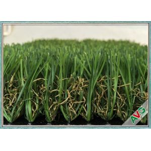 High Resilience / Skid Resistant Landscaping Synthetic Grass With 12000 Dtex