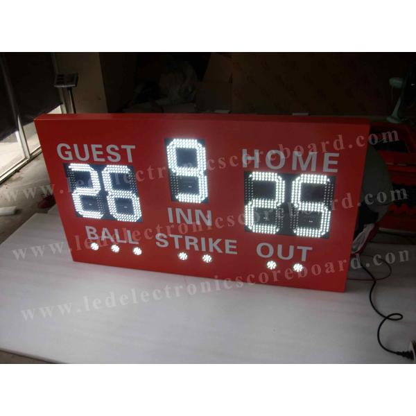 Large Size Portable Scoreboard Baseball , LED Electronic Scoreboard For Baseball