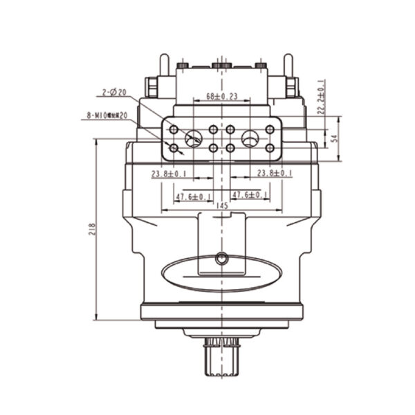 M5X180回转电机图