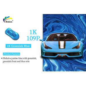 Good Gloss Car Body Coating 1K Greenish Blue Intermix Automotive Refinish Paint