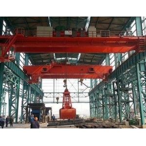 10T Grab Hook Dual Purpose Overhead Crane 22M QN Type For Factory