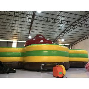 Inflatable Mushroom Fun City Round Shape UV - Resistance NO Lead