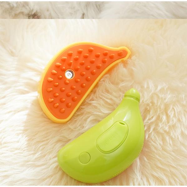 Pet Grooming Steamer Brush Dog Cat Hair Removal Brush Rechargeable Portable Steam Spray