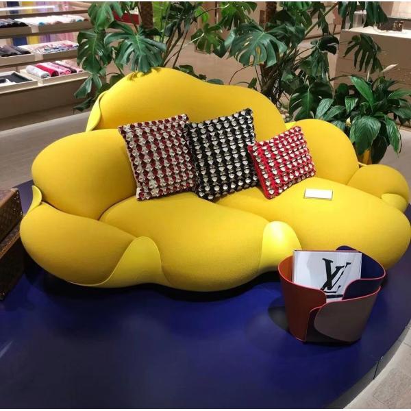 Buy Lamb Wind Hotel Room Sofa Living Room Cream Velvet Sofa at wholesale prices