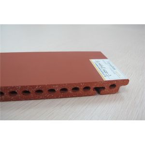 18mm Thickness Red Terracotta Facade Panels , Ventilated Building Facade Panels