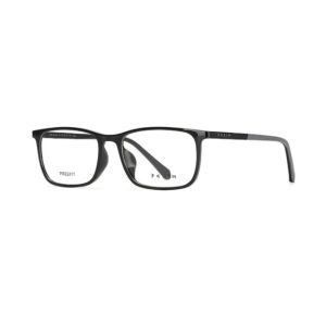Full Rim Plastic Parim Eyeglasses Frames Antiskid With Silicone Temple 17mm