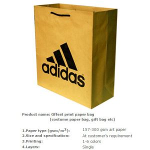 Glossy cardboard luxury paper garment carrier bag wholesale,Medium luxury