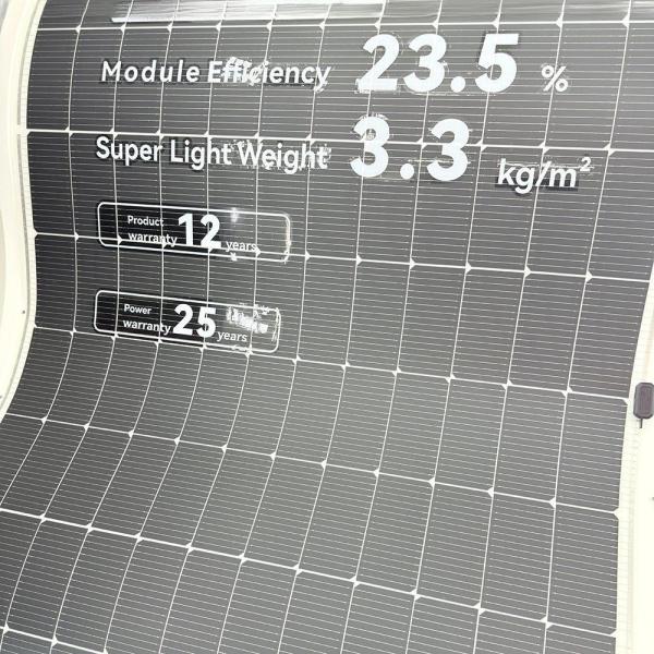 Transparent Flexible 580W Soft Solar Hybrid Inverter BIPV Module Photovoltaic