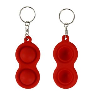 silicone pendant Bubble Wrap Keychain Fidget Multi stress relief