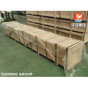 ASME SB111 CuZn20Al2 / CZ110 / UNS C68700 Aluminum Brass Seamless Tube