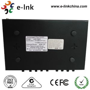 Unmanaged Gigabit Ethernet Fiber Optic Hub Switch Multimode / Single Mode