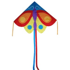 Quality Butterfly Parttern Fiberglass Frame 130*180cm Delta Stunt Kite for sale
