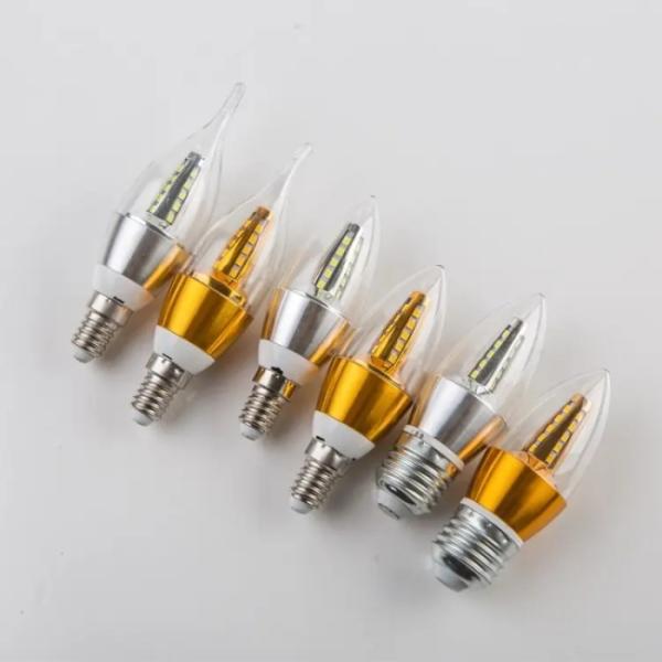 E27 Led Corn Bulb 265V E14 LED Candle Light 3000k For Home Office