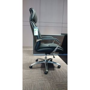 Black 960-1040mm Height Adjustable Office Chair Executive Use
