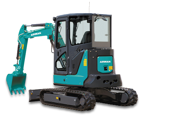 140kg Rubber Crawler Tracks 300 * 55 * 74mm For Airmann Ax25 / Ax25.2