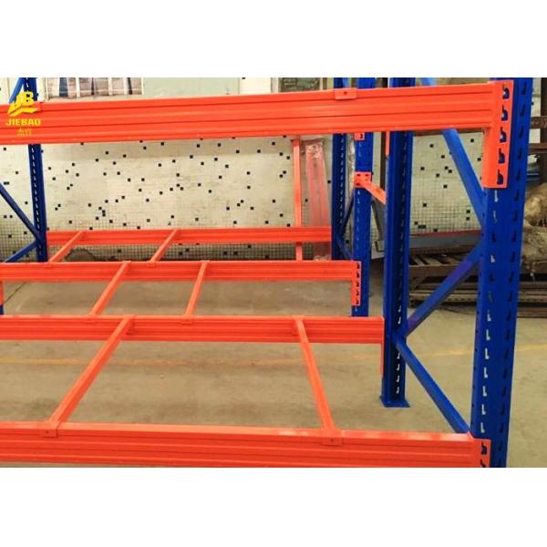 Buy Assembly Blue Columns Warehouse Pallet Racking Load Weight 4000KG 3 Levels 6M High at wholesale prices