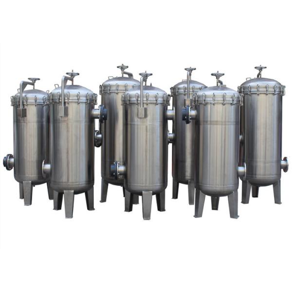 Buy Single Multi Bag Filter Housing With Bead Blasting / Mirror Surface at wholesale prices