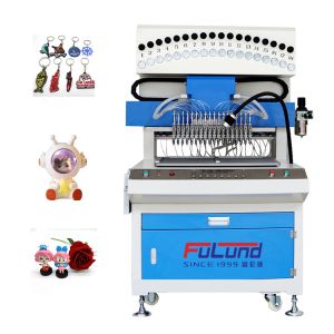 Desktop Rubber Making Machine , Slipper Making Machine 18 Color Drop Molding
