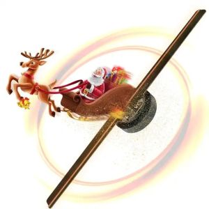 2300 Brightness 65cm Cloud 1080p Wifi Hologram Fan Digital Video Signage Led 3d