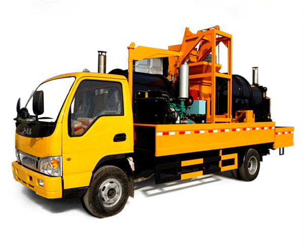 JAC 4X2 Truck Mounted Asphalt Patch Plant Road Building Machinery For Pavement