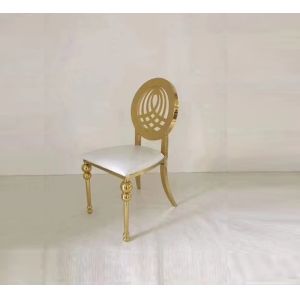 Hot sale Wedding Party Golden Stainless Steel Phoenix Dining Chair
