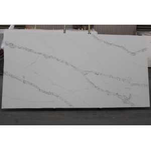 P8115 Artificial Quartz That Looks Like Calacatta Marble With 93% Natural Quartz