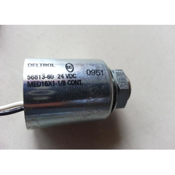 Solenoid W/Cables , X-Car. , Deltrol56813-60 24v dc Used For Auto Cutting Plotter Parts Ap100 56041000