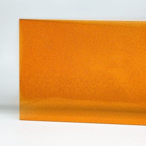 China 1/8'' Orange Candy Color Glitter Acrylic Sheets Laser Cut For Crafts on sale