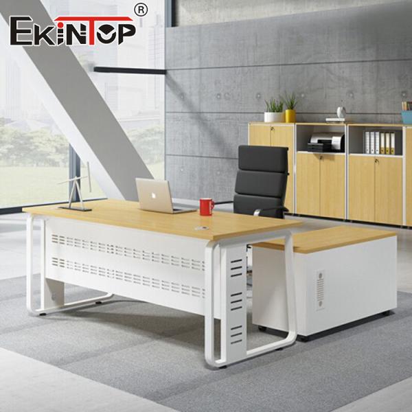Buy Office Space Manager Office Table Commercial Desk Industrial Style at wholesale prices