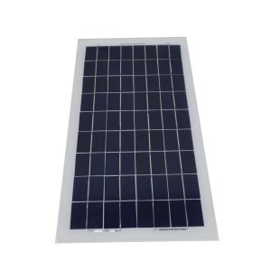 18V Glass Laminated Solar Panel ZW-15W-18V Poly Solar Panel Charger 15W Mini